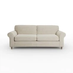 Flori Tonal Plush Chenille 4 Seater Sofa -Furniture Store 30911133 alt05