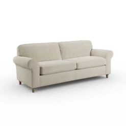 Flori Tonal Plush Chenille 4 Seater Sofa -Furniture Store 30911133 alt06