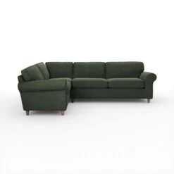 Flori Tonal Plush Chenille Corner Sofa -Furniture Store 30911147 alt05