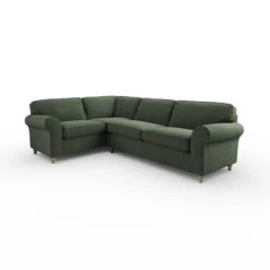 Flori Tonal Plush Chenille Corner Sofa -Furniture Store 30911147 alt06