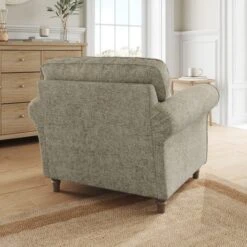 Flori Chunky Chenille Armchair -Furniture Store 30911160 alt02