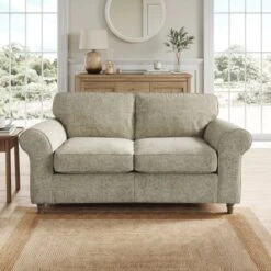 Flori Chunky Chenille 2 Seater Sofa -Furniture Store 30911161