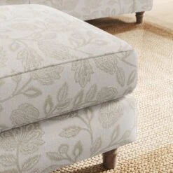 Flori Woven Floral Fabric Footstool 22 Flori Woven Floral Fabric Footstool -Furniture Store 30911189 alt04