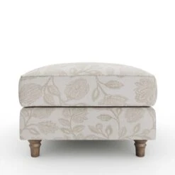 Flori Woven Floral Fabric Footstool 23 Flori Woven Floral Fabric Footstool -Furniture Store 30911189 alt05