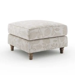 Flori Woven Floral Fabric Footstool 24 Flori Woven Floral Fabric Footstool -Furniture Store 30911189 alt06