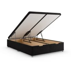 Luxury End Of Bed Ottoman Bed Frame, Teddy Fabric -Furniture Store 30911688 alt05