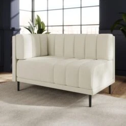 Amali Corner Dining Bench, Boucle -Furniture Store 30912418 alt01