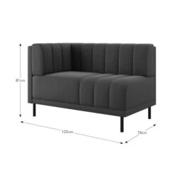 Amali Corner Dining Bench, Boucle -Furniture Store 30912419 alt09