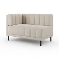 Amali Corner Dining Bench, Textured Weave -Furniture Store 30912420 alt05