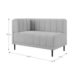 Amali Corner Dining Bench, Textured Weave -Furniture Store 30912421 alt09