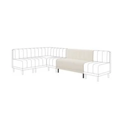 Amali Long Dining Bench, Boucle -Furniture Store 30912437