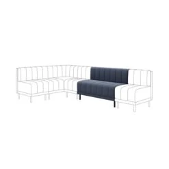 Amali Long Dining Bench, Boucle