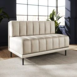 Amali Long Dining Bench, Vintage Velvet -Furniture Store 30912443 alt01