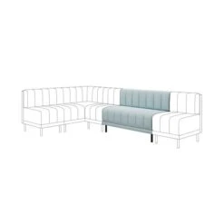 Amali Long Dining Bench, Vintage Velvet