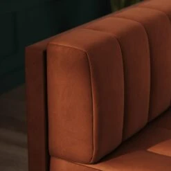 Amali Long Dining Bench, Matte Plush Velvet -Furniture Store 30912451 alt02