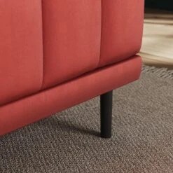 Amali Long Dining Bench, Matte Plush Velvet -Furniture Store 30912453 alt03