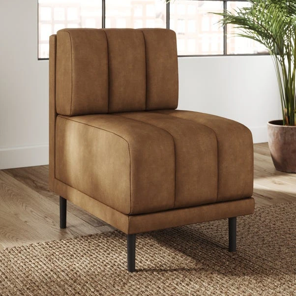 Amali Small Dining Bench, Faux Leather 16 Amali Small Dining Bench, Faux Leather - Image 16