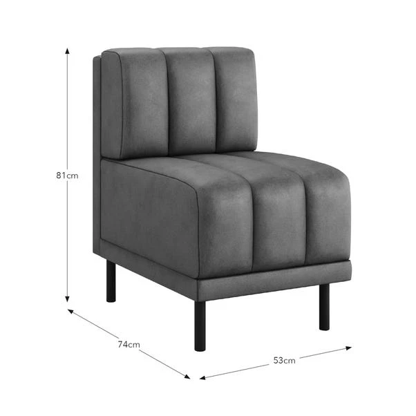 Amali Small Dining Bench, Faux Leather 14 Amali Small Dining Bench, Faux Leather - Image 14