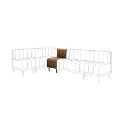 Amali Small Dining Bench, Faux Leather