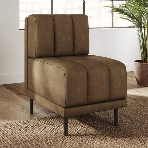 Amali Small Dining Bench, Faux Leather 2 Amali Small Dining Bench, Faux Leather - Image 2