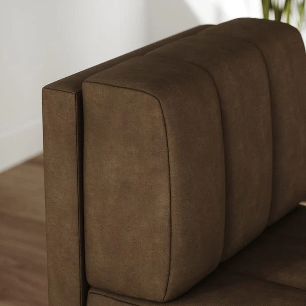 Amali Small Dining Bench, Faux Leather 3 Amali Small Dining Bench, Faux Leather - Image 3