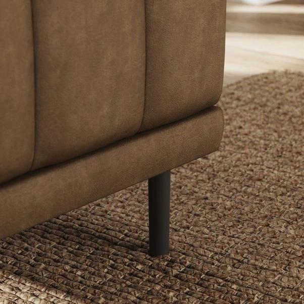 Amali Small Dining Bench, Faux Leather 4 Amali Small Dining Bench, Faux Leather - Image 4