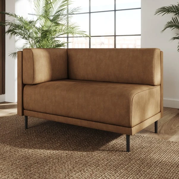 Mae Corner Dining Bench, Faux Leather 16 Mae Corner Dining Bench, Faux Leather - Image 16