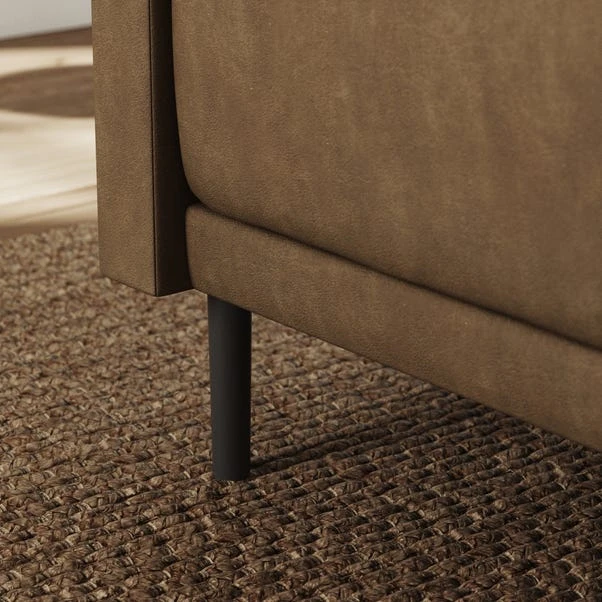 Mae Corner Dining Bench, Faux Leather 4 Mae Corner Dining Bench, Faux Leather - Image 4