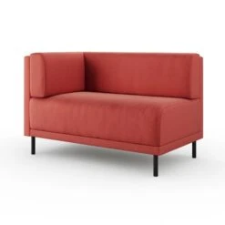 Mae Corner Dining Bench, Matte Plush Velvet -Furniture Store 30912510 alt05