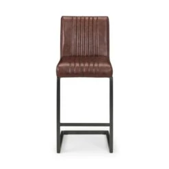 Brooklyn Set Of 2 Bar Stools, Faux Leather -Furniture Store 30914189 alt04