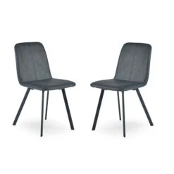 Goya Set Of 2 Dining Chairs, Faux Leather -Furniture Store 30914203 alt02