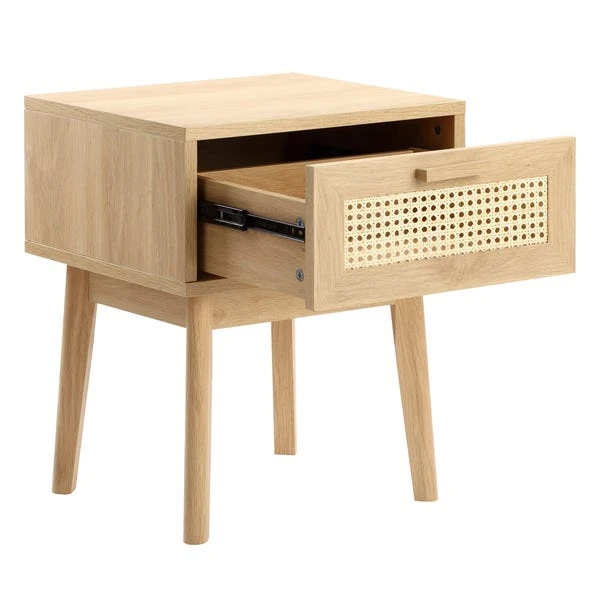 Java 1 Drawer Side Table, Light Oak 4 Java 1 Drawer Side Table, Light Oak - Image 4