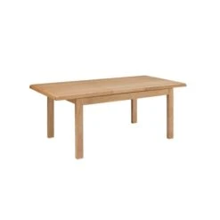 Curve 6 Seater Dining Table, Oak -Furniture Store 30915547 alt02
