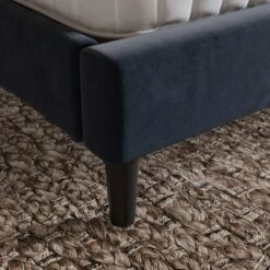 Skylar Velvet Pillow Back Bed Frame -Furniture Store 30915874 alt02