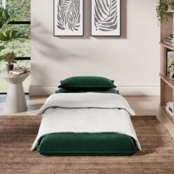 Jackson Velvet Foldable Single Sofa Bed 37 Jackson Velvet Foldable Single Sofa Bed -Furniture Store 30915924 alt01