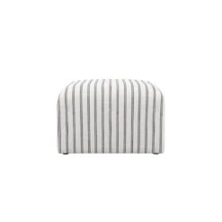 Ryder Chalk Stripe Pouffe -Furniture Store 30916324 alt02