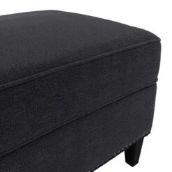 Atticus Footstool, Linen Blend -Furniture Store 30916360 alt03