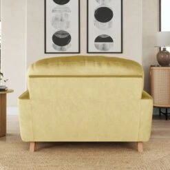 Martha Vintage Velvet Snuggle Chair -Furniture Store 30917767 alt02