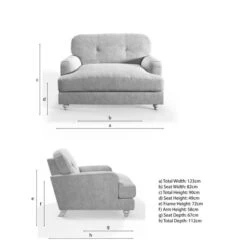 Martha Vintage Velvet Snuggle Chair -Furniture Store 30917767 alt09