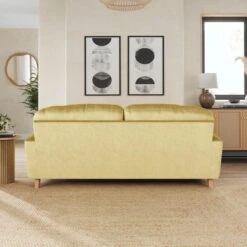 Martha Vintage Velvet 3 Seater Sofa -Furniture Store 30917769 alt02