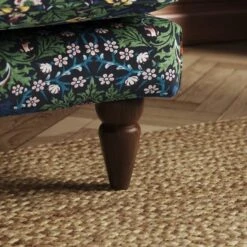 Jolene William Morris Blackthorn Print Velvet 3 Seater Sofa -Furniture Store 30917907 alt04