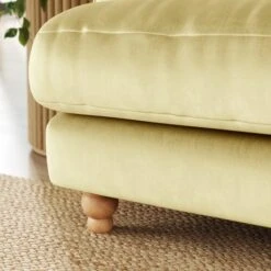 Martha Vintage Velvet Full Corner Sofa -Furniture Store 30917936 alt03