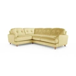 Martha Vintage Velvet Full Corner Sofa -Furniture Store 30917936 alt06