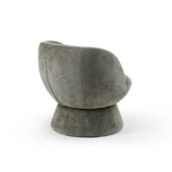 Tulip Chenille Curved Swivel Accent Chair -Furniture Store 30918802 alt05