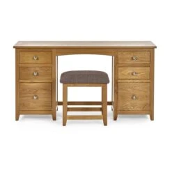 Jenkins Twin Dressing Table And Stool, Oak -Furniture Store 30921071 alt02