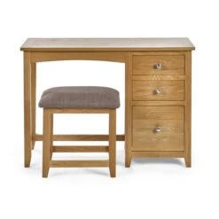 Jenkins Single Dressing Table And Stool, Oak -Furniture Store 30921072 alt02