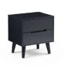 Cecil 2 Drawer Bedside, Anthracite