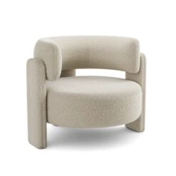 Hailey Chunky Tonal Boucle Accent Chair 12 Hailey Chunky Tonal Boucle Accent Chair -Furniture Store 30921142 alt04