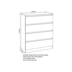 Walker 4 Drawer Chest -Furniture Store 30921319 alt09