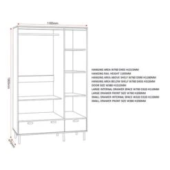 Barker Triple Wardrobe -Furniture Store 30921324 alt09